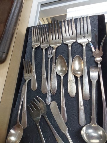 Mixed lot antique silver - of,